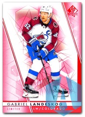 2022-23 Upper Deck SP Authentic Red #92 Gabriel Landeskog - Colorado Avalanche